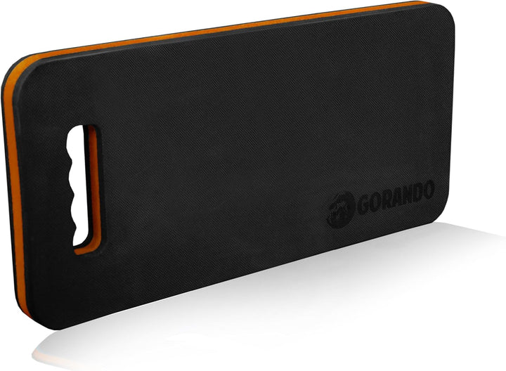 GORANDO® Premium Kniekissen |orange| Kniebrett | Knieunterlage - Ideal für die Arbeit in Werkstatt,