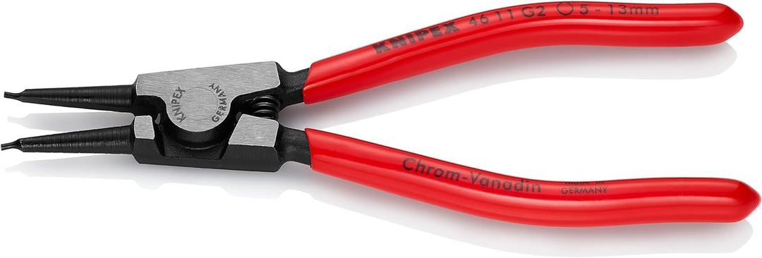 Knipex Sicherungsringzange für Greifringe auf Wellen schwarz atramentiert, mit Kunststoff überzogen