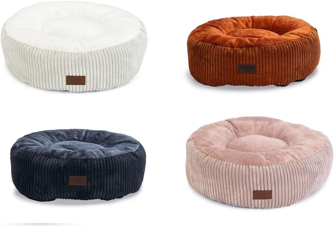Designed by Lotte Bettchen Ribbed - Katzenbett - Hellgrau - 50x50x17 cm