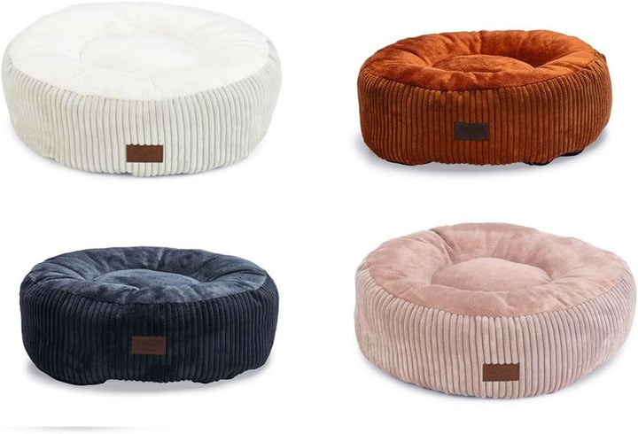 Designed by Lotte Bettchen Ribbed - Katzenbett - Hellgrau - 50x50x17 cm
