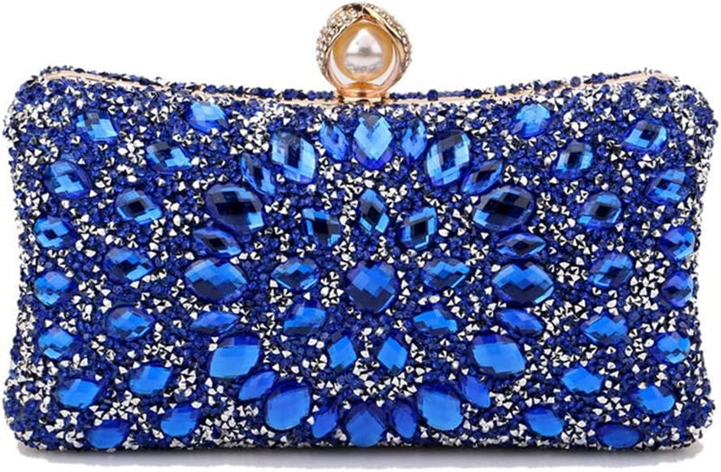 CORIOS Strass Clutch für Damen Shiny Abendtasche Diamant Clutch Tasche Kette Schultertasche Elegante