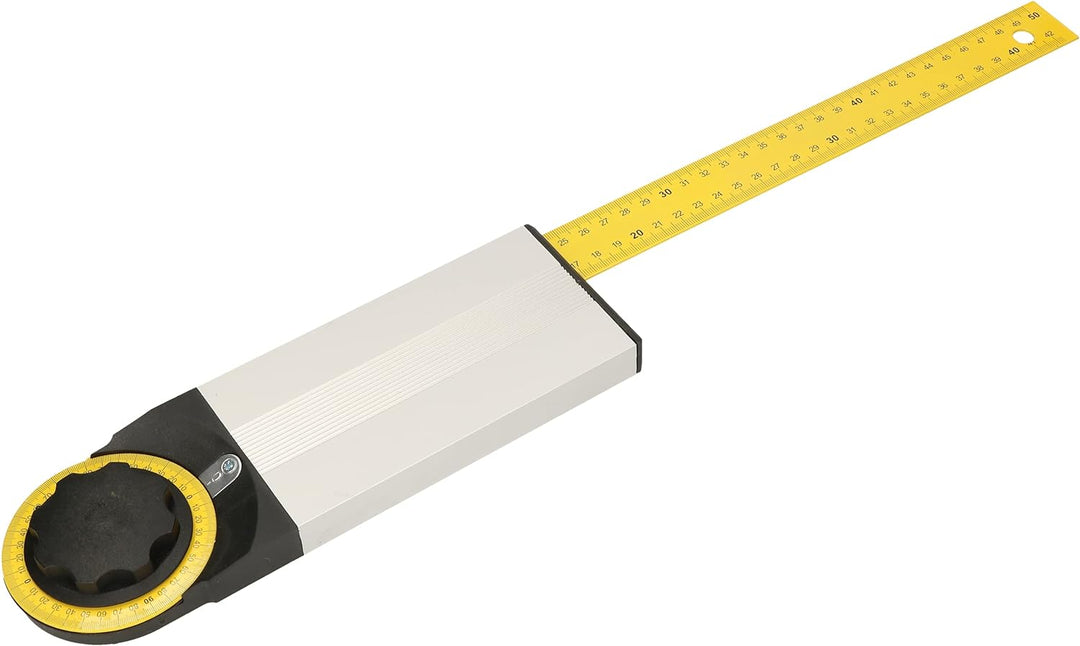 KOTARBAU® Winkelmesser 500 mm Einsteilbar mit Skala 0°–90° für präzise Messungen 500mm, 500mm