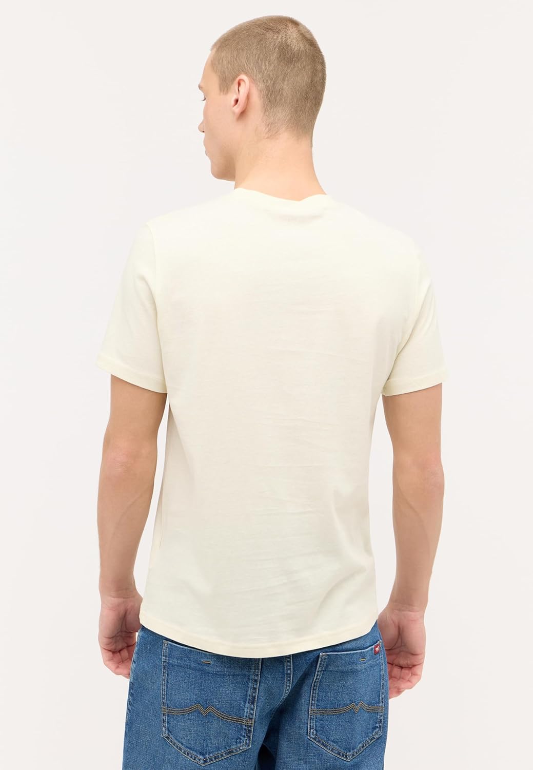 MUSTANG Herren Halbarm-Shirt T-Shirt 6XL Grosse Grössen Light Gray 3003, 6XL Grosse Grössen Light Gr