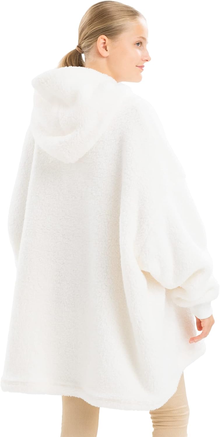 HOMELEVEL Kinder Fleece Hoodie Pullover - Pulli mit Kapuze für Jungs und Mädchen - Kuschel Sweatshir