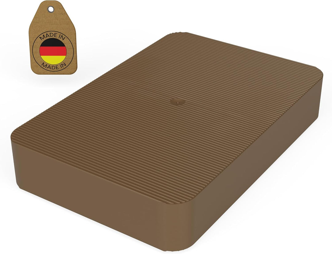 100 Stück Abstandshalter, Unterlegplatten Kunststoff, 60mmx40mmx1,5mm-20mm, Verglasungsklötze, Dista