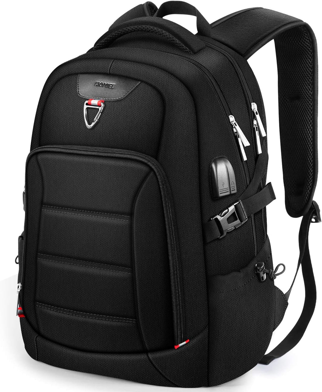 HOMIEE Laptop Rucksack Herren 17 Zoll, Laptoprucksack Laptop Backpack Men Business Gross Rucksack Ar