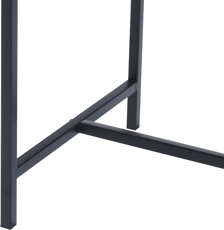 [en.casa] Blumenständer Porsgrunn Pflanzenständer mit Blumenkasten 70 x 50 x 30 cm Metall Schwarz Bl