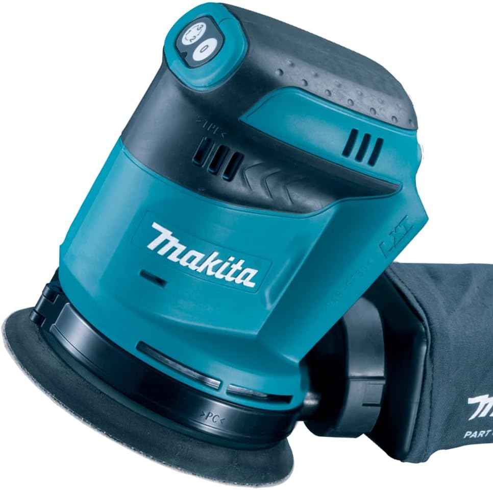 Makita Dbo180 g1J Exzenterschleifer Ø 125 mm 18 V Lxt + 1 Akku 18 V 6 Ah Li-Ion Bl1860B + Makpac Kof