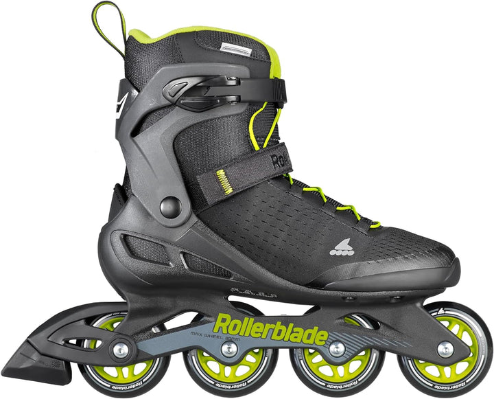Rollerblade Herren Zetrablade Elite 45 black-limes (07967000-1A1), 45 black-limes (07967000-1A1)