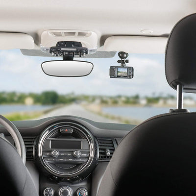 NavGear Dashcam Dual: Full-HD-Dashcam mit 2 Objektiven, 150° Ultra-Weitwinkel, Marken-Sensor (Dashca