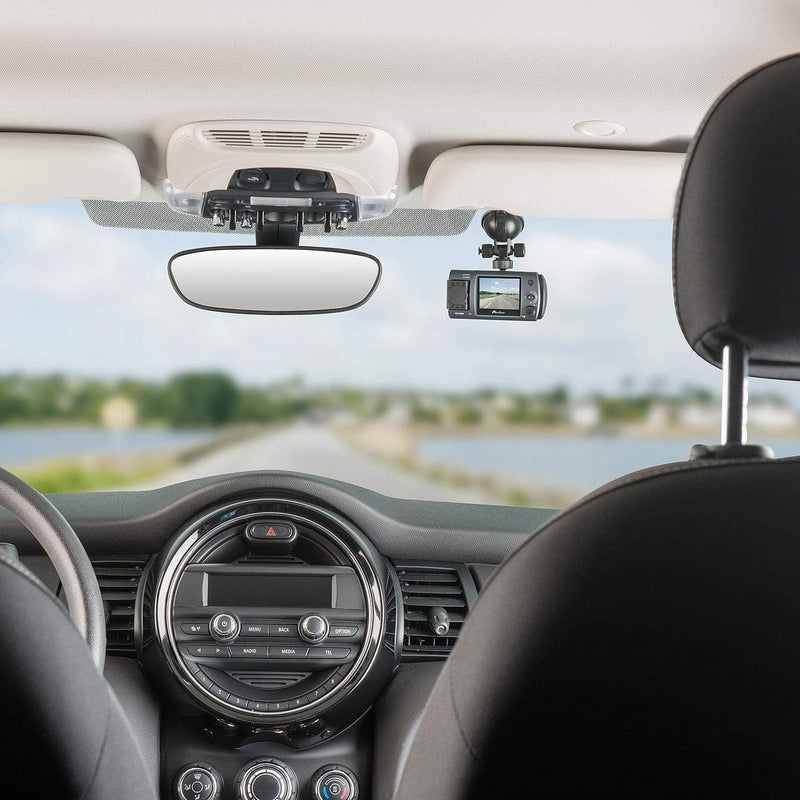 NavGear Dashcam Dual: Full-HD-Dashcam mit 2 Objektiven, 150° Ultra-Weitwinkel, Marken-Sensor (Dashca