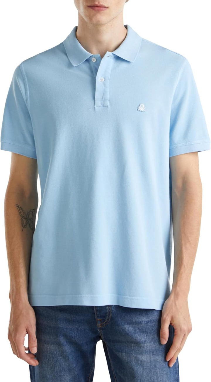 United Colors of Benetton Herren Polohemd XS Blau, XS Blau