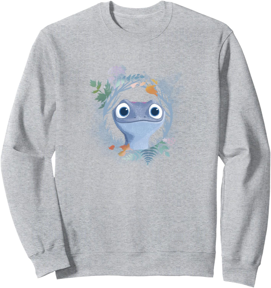 Disney Frozen 2 Bruni The Salamander Watercolor Portrait Sweatshirt