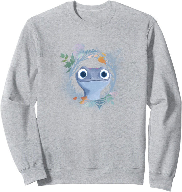 Disney Frozen 2 Bruni The Salamander Watercolor Portrait Sweatshirt