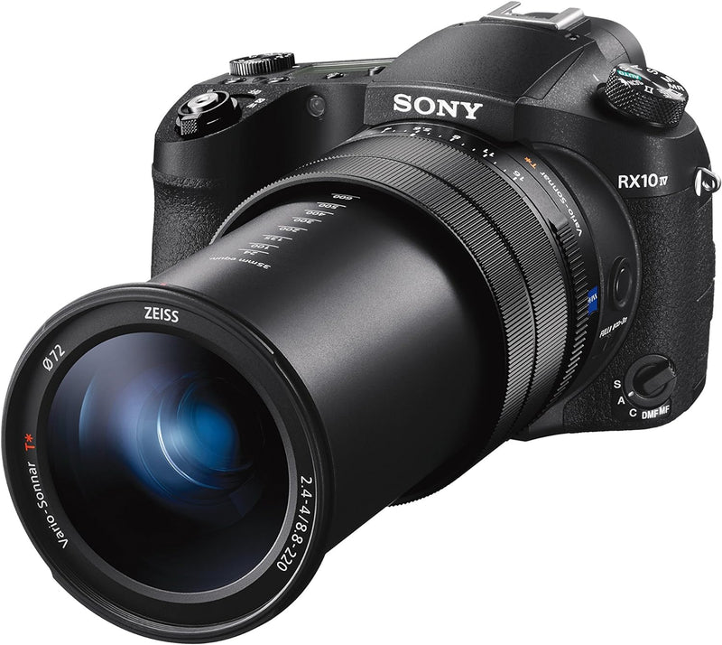 Sony RX10 IV | Premium-Kompaktkamera (1,0-Typ-Sensor, 24-600 mm F2,8-4,0 Zeiss-Objektiv, schneller 0