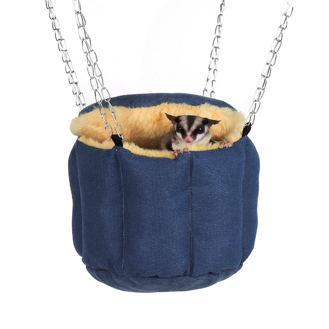 Sugar Glider Pouch, Ratte Hängebett, Streifenhörnchen Warmes Bett, Rattenkäfig Zubehör, Syrisches Ha