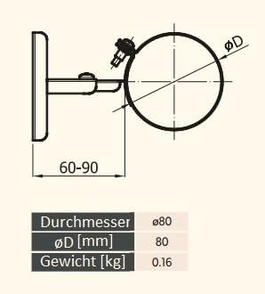 SYSTERM Abgasableitungssystem Ø 80 mm für Kaminen oder Pelletheizgeräten, alle Elemente der Schornst