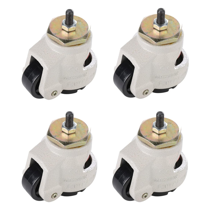 FTVOGUE 4 Stück GD-40S Lenkrollen aus Nylon, für Möbel, Tisch, Rollen, Werkbank, Garage