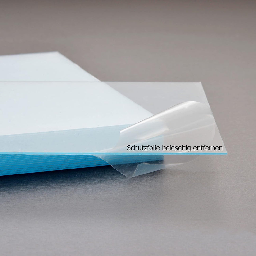 Stallmann Design Bilderrahmen 70x70 cm sonoma-eiche Holz mit Acrylglas Rahmen-Breite 40mm Posterrahm