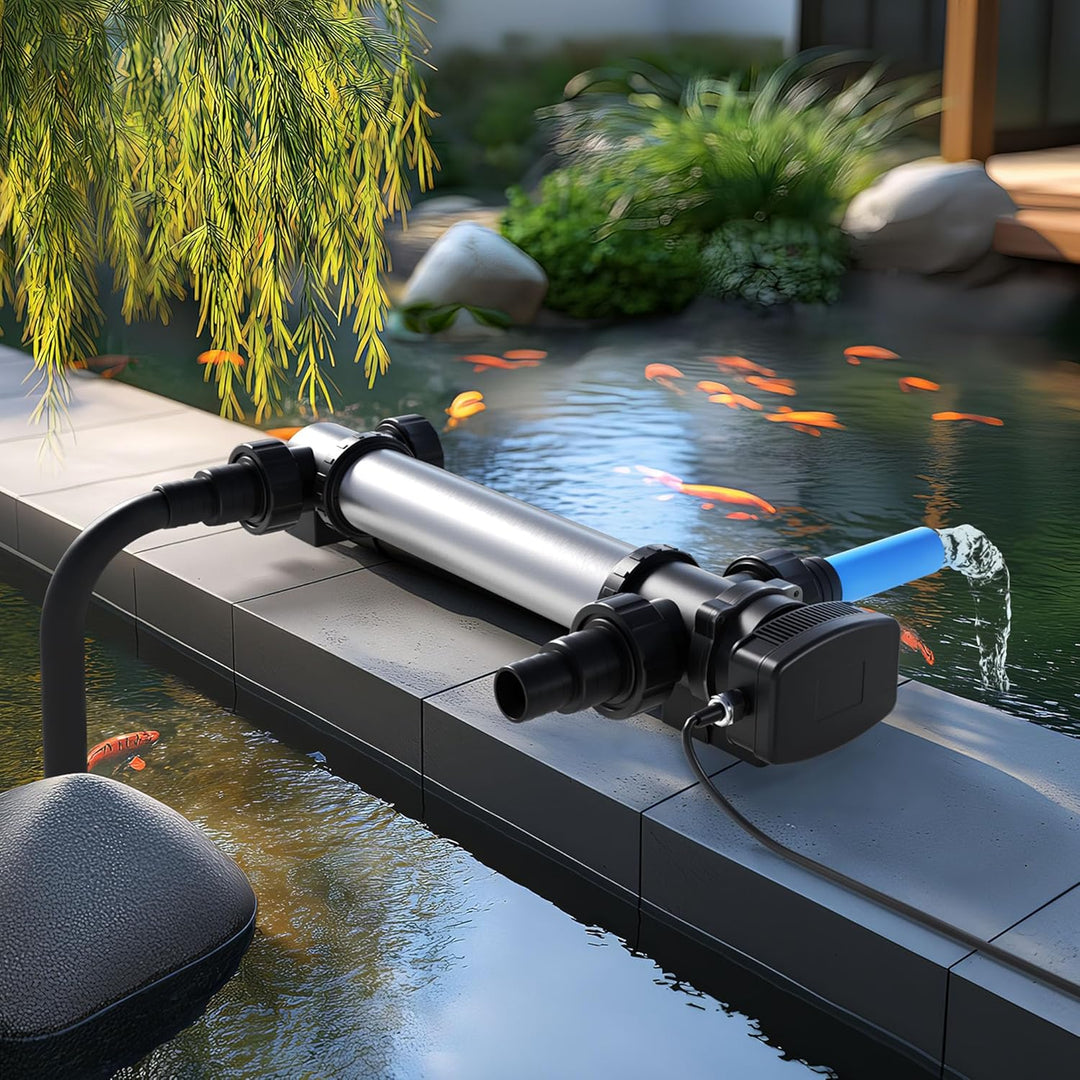 SunSun CUV-736 Edelstahl Teichklärer Wasserklärer Lichtfilter 36W