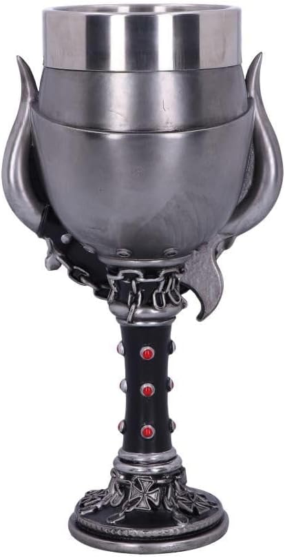 Nemesis Now Officially Licensed Goblet Glass, Silver, 20.5cm Offizielles Lizenzprodukt Motorhead Sna