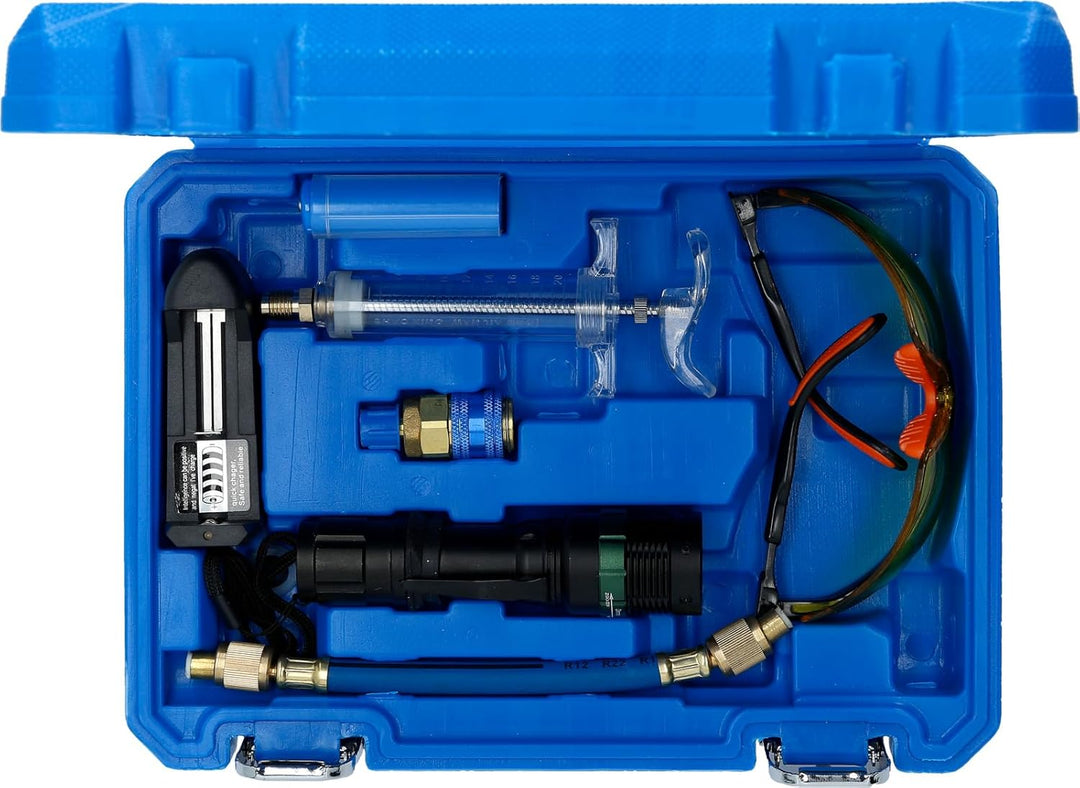 BRILLIANT TOOLS BT611020 UV-Lecksuch-Taschenlampen-Satz, 8-tlg [Powered by KS TOOLS]