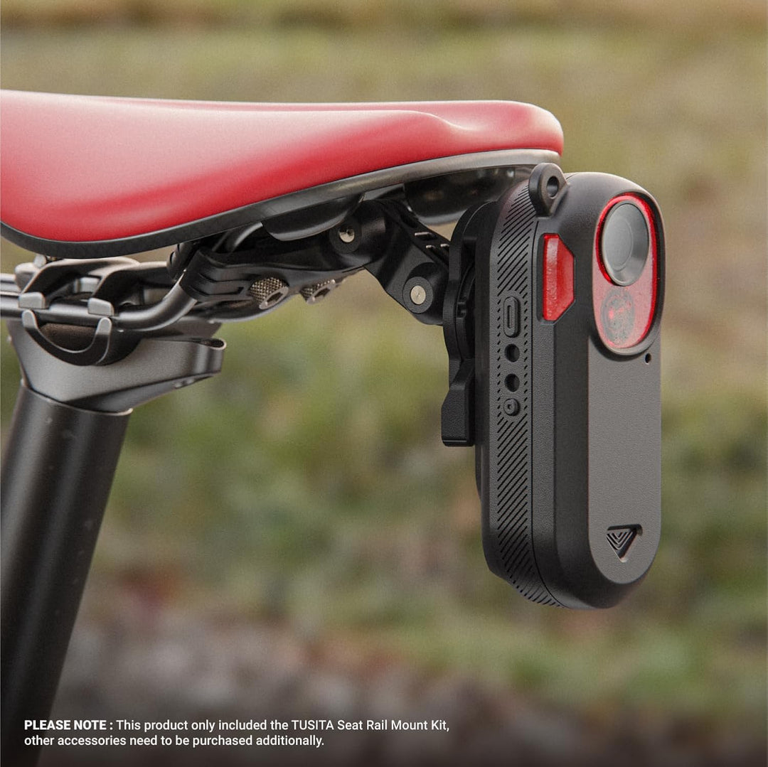 TUSITA Sitzschienen Halterung Kit Kompatibel mit Garmin Varia RCT715 Fahrrad Radar Varia RCT715 Halt