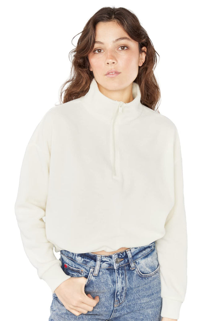 Lee Cooper Damen Freya Sweatshirt XS Weiss, XS Weiss