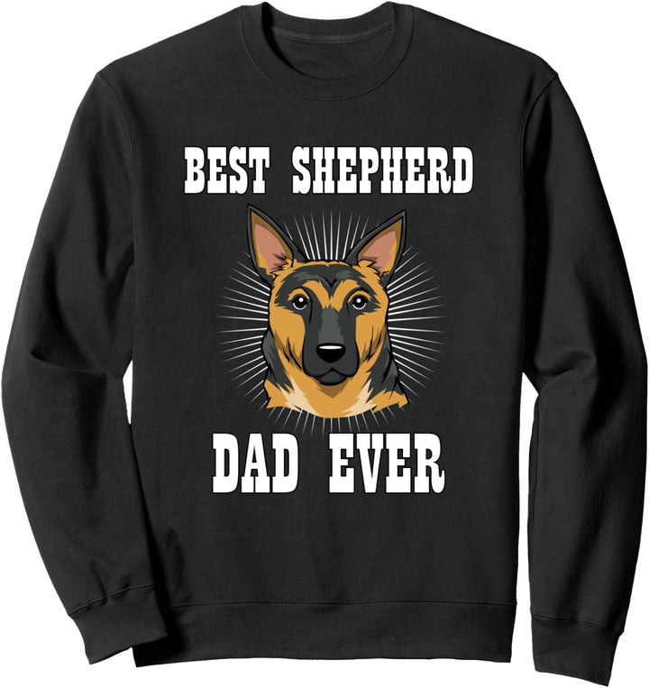 Hundepapa Schäferhund Hund Haustier Sweatshirt