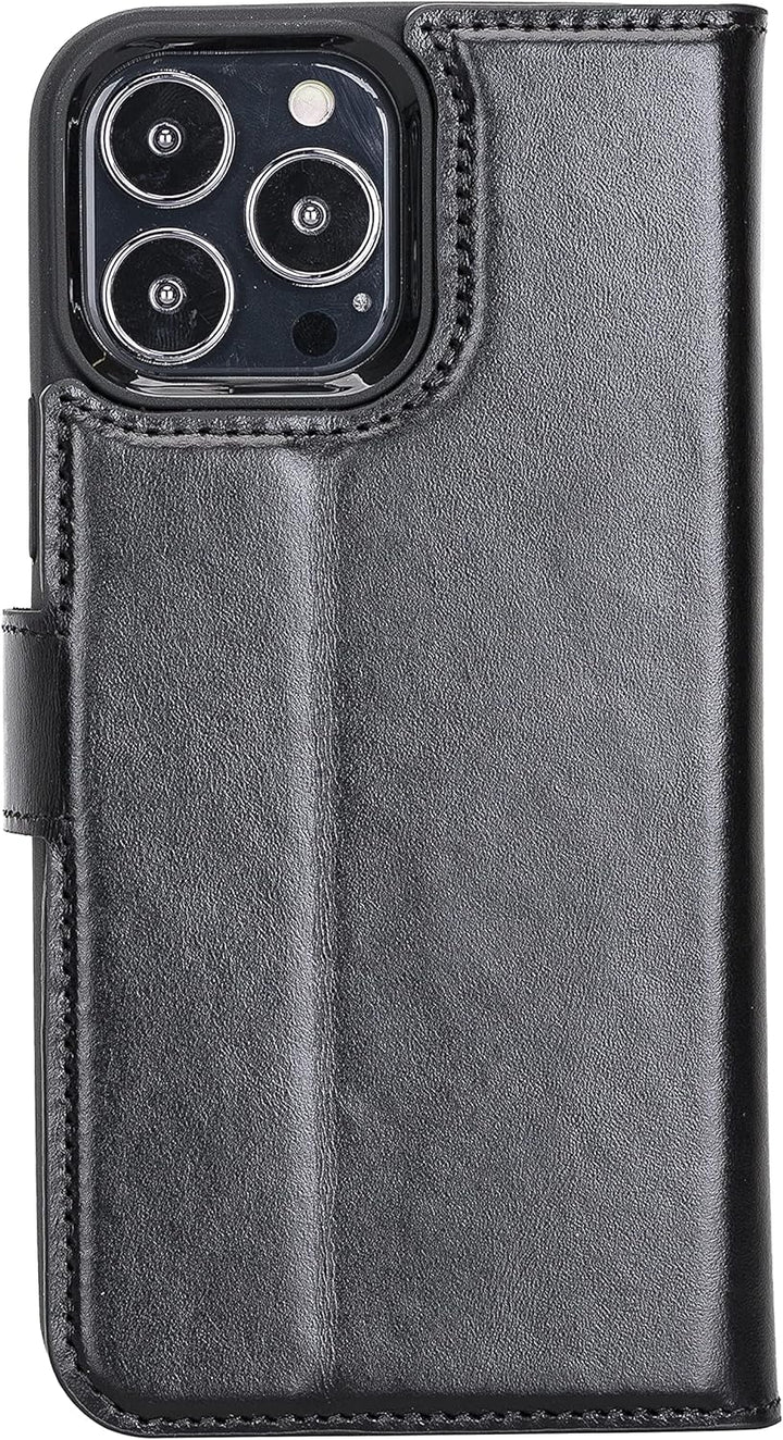 Solo Pelle Lederhülle kompatibel für iPhone 13 Pro Max in 6.7 Zoll abnehmbare Hülle (2in1) inkl. Kar