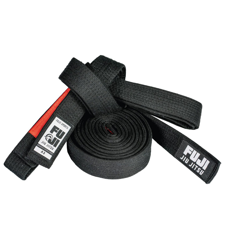 FUJI Unisex Fuji Premium Pearl Weave Belt, Black BJJ GI Gürtel A2 Schwarz, A2 Schwarz