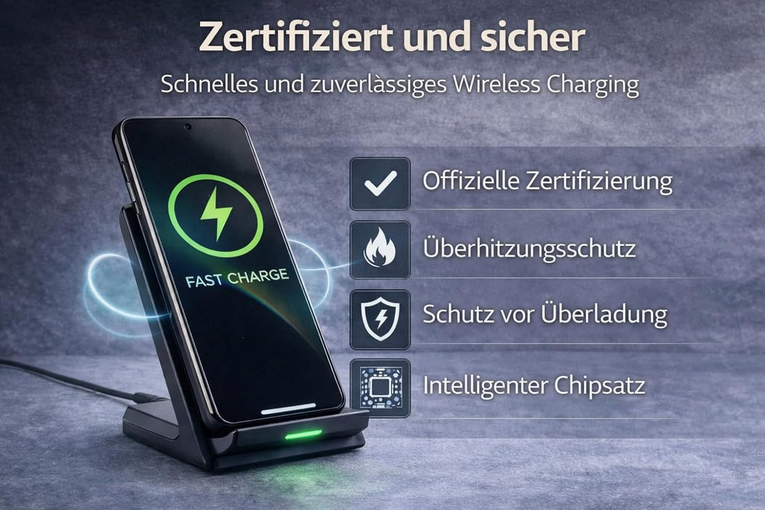 Schnell Wireless Lagdegerät Ladestation Für Samsung Galaxy A17 A16 A15 A14 5G A56 A36 A26 A55 A54 A5