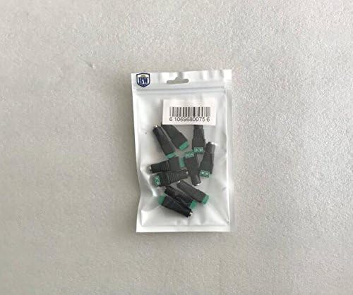 BW 10x Hohlkupplung Hohlbuchse Ø 2,1mm / 5,5mm 12V DC Stecker Überwachungskamera F-10PCS, F-10PCS