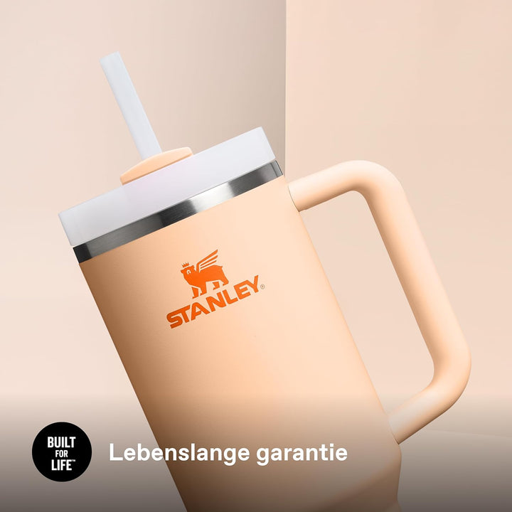 STANLEY 1913 Quencher H2.0 FlowState Trinkbecher 1.2L - Orange Sherbet | Kühlt 11 Std. - 48 Std. eis