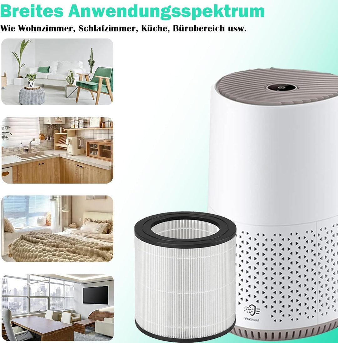 FY0611 Ersatzfilter Geeignet für Philips 600 Serie Luftreiniger AC0650/10 AC0651/10 Ersatz HEPA Filt