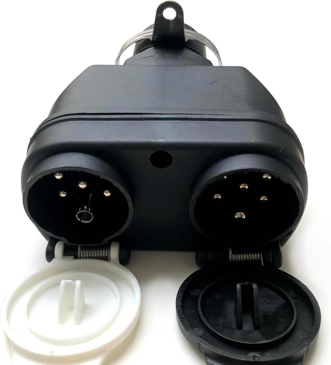 LKW Adapter 24V 15 polig auf 2 x 7polig Stecker Steckdose 15/2x7 Kurzadapter