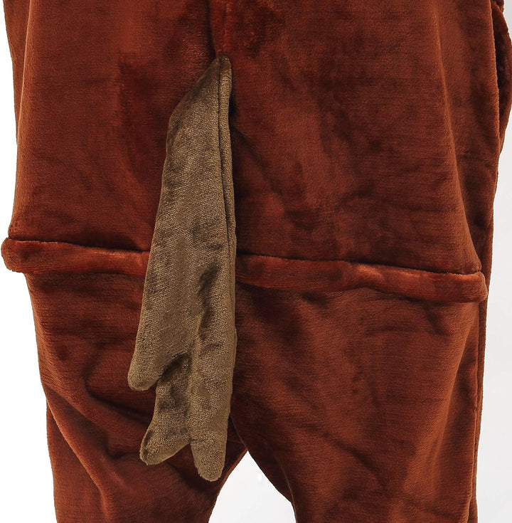 Katara 1744 (30+ Designs) Pferde-Kostüm Pony braun, Unisex Onesie/ Pyjama-Qualität für Erwachsene &