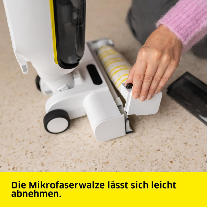 Kärcher Saugwischer FCV 3 Natural N, kabelloser Saugwischer mit 3 Reinigungsmodi, Akkulaufzeit: ca.