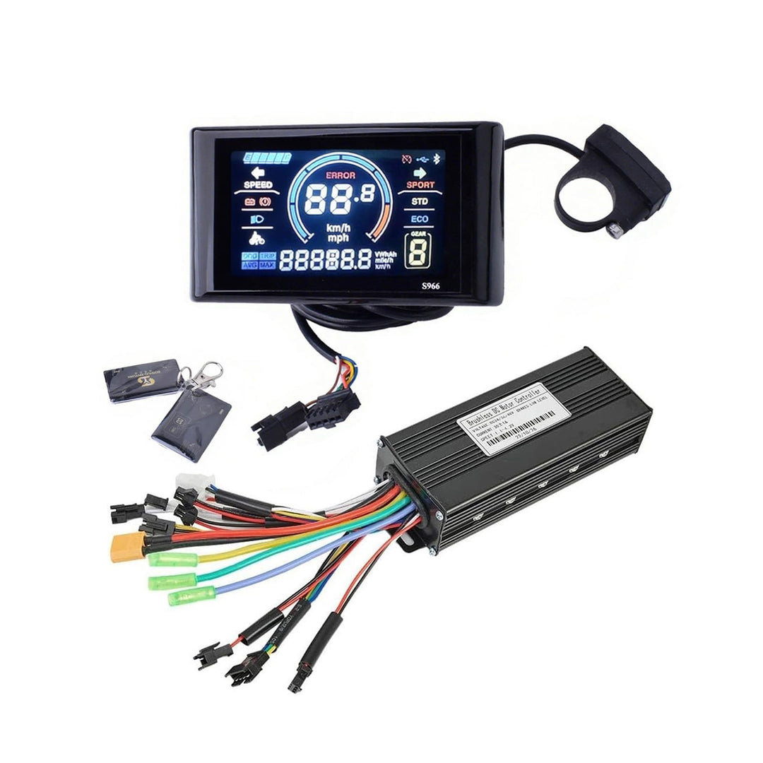 Kunray 36V 48V 52V 60V Brushless Motor DC Controller Mit LCD Anzeige 3-Modus-Sinuswelle Controller 7