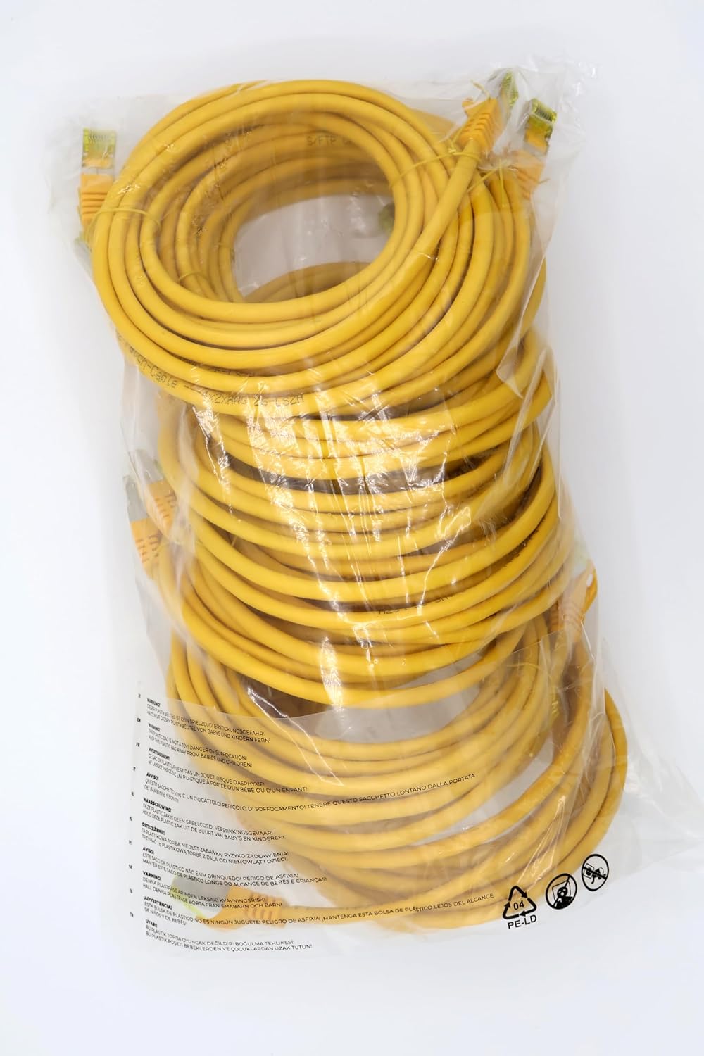 Cat.7 Netzwerkkabel 3m Gelb 10 Stück Cat7 Ethernetkabel Netzwerk LAN Kabel Rohkabel 10 Gb s SFTP PIM