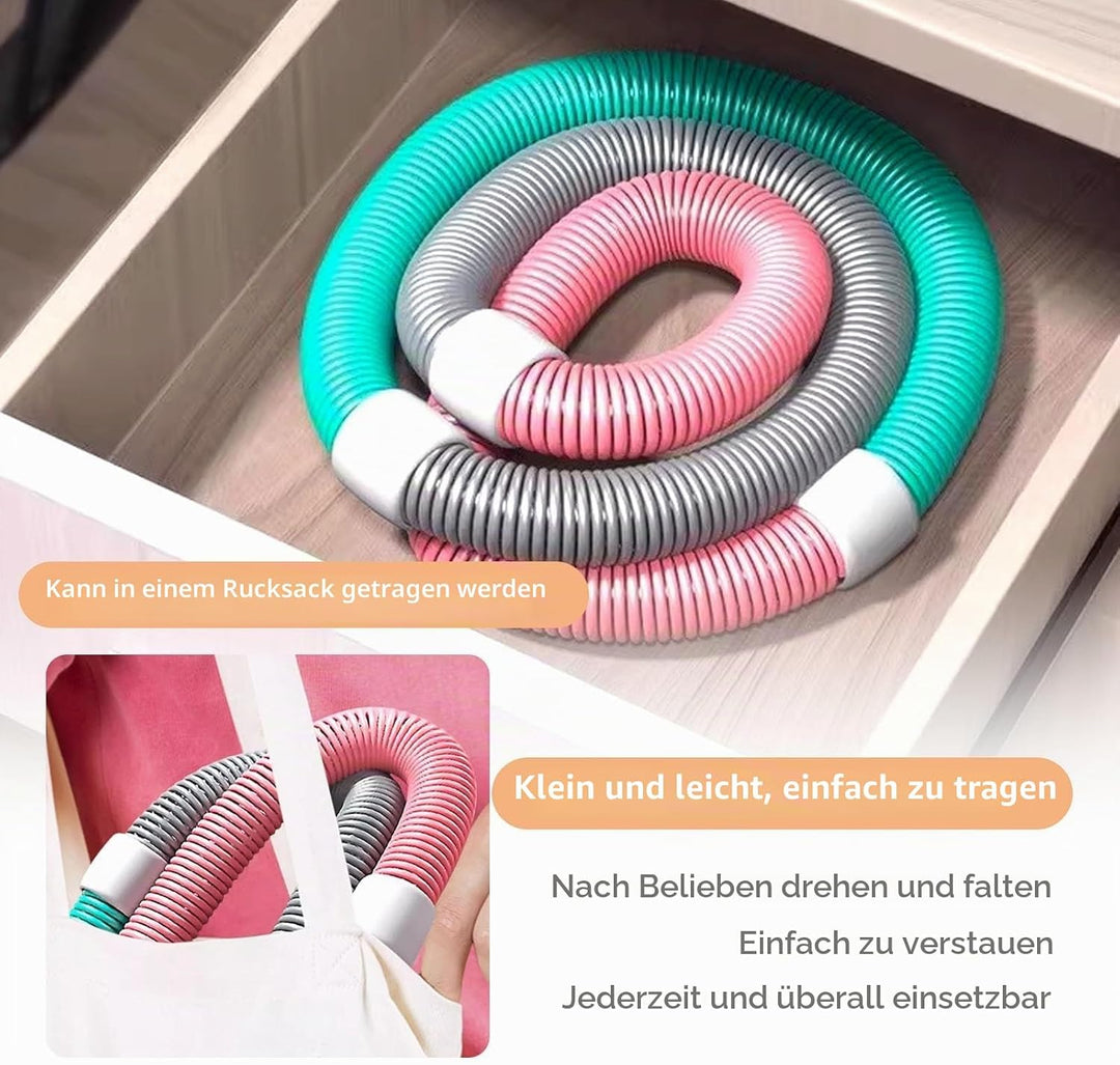 Hula Hoop Reifen Erwachsene für Erwachsene (1,65 kg) mit Federdesign, höherer Kalorienverbrauch, rüc