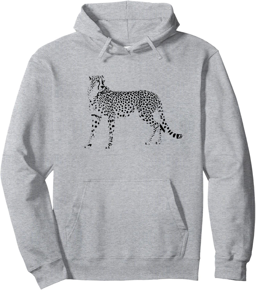 Gepard Motiv Raubkatzen Afrika Katzen Tiere buntes Geparden Pullover Hoodie
