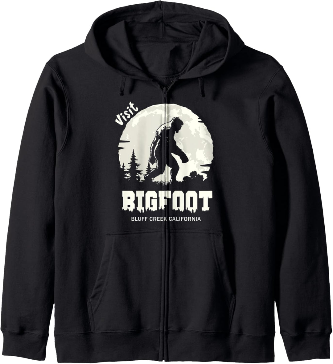 Lustige Bigfoot Kleidung & Sasquatch Bekleidung - Bigfoot Kapuzenjacke