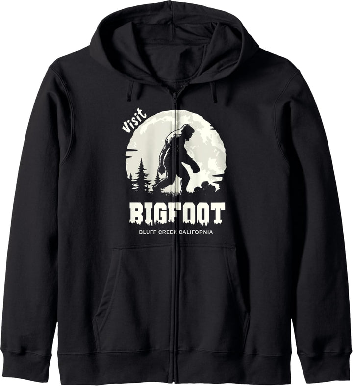 Lustige Bigfoot Kleidung & Sasquatch Bekleidung - Bigfoot Kapuzenjacke