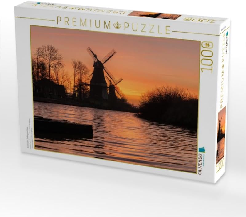 CALVENDO Puzzle Greetsieler Zwillingsmühlen 1000 Teile Lege-Grösse 64 x 48 cm Foto-Puzzle Bild von A