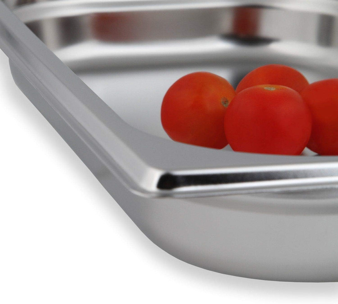 GN-Behälter :: ungelocht :: geeignet für Gaggenau, Miele und Siemens Dampfgarer (Edelstahl, Spülmasc