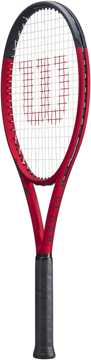 Wilson Tennisschläger Clash 100UL v2.0, Carbonfaser, Grifflastige Balance, 281 g, 68,6 cm Länge Grif