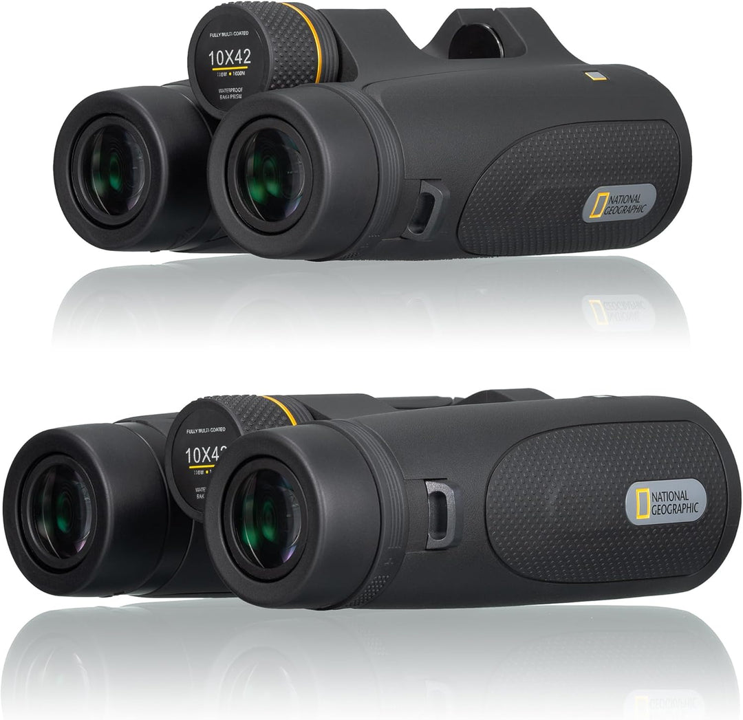 National Geographic Fernglas Luchs 10x42, wasserdicht, 10x Vergrösserung, 42mm Objektiv, BaK-4 Glas,