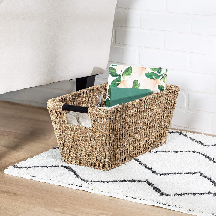 Honey-Can-Do STO-02965 mittelgrosser Seegraskorb Stoff 43,2 x 22,9 x 20,3 cm, Natural Medium Seagras