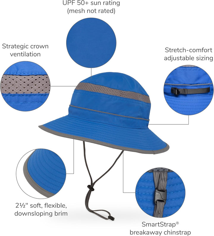 Sunday Afternoons Baby - Mädchen Sonnenhut Kids' Fun Bucket M Bluebird, M Bluebird